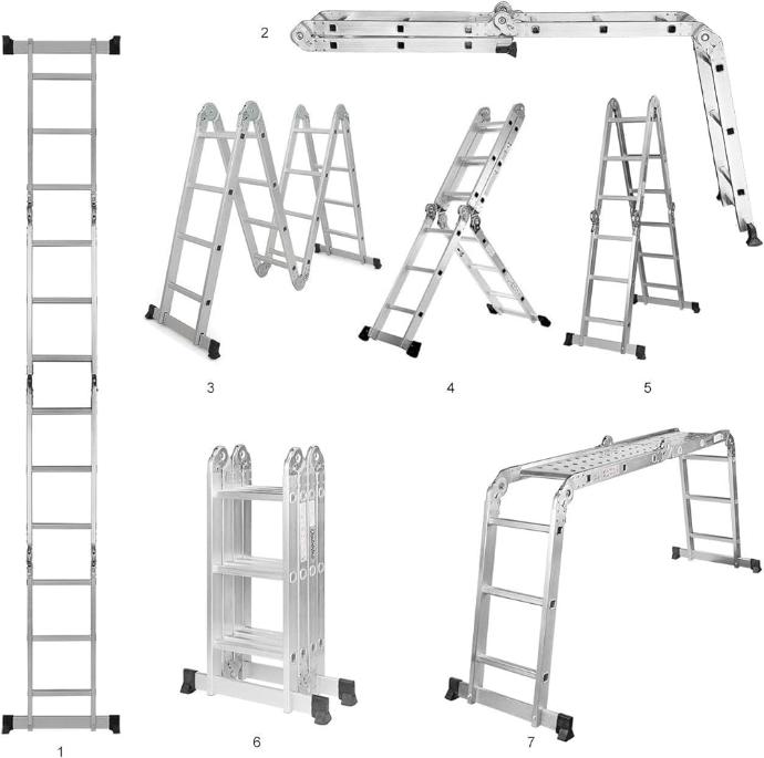 Echelle Multifonction Alu Pro 2/4 5m