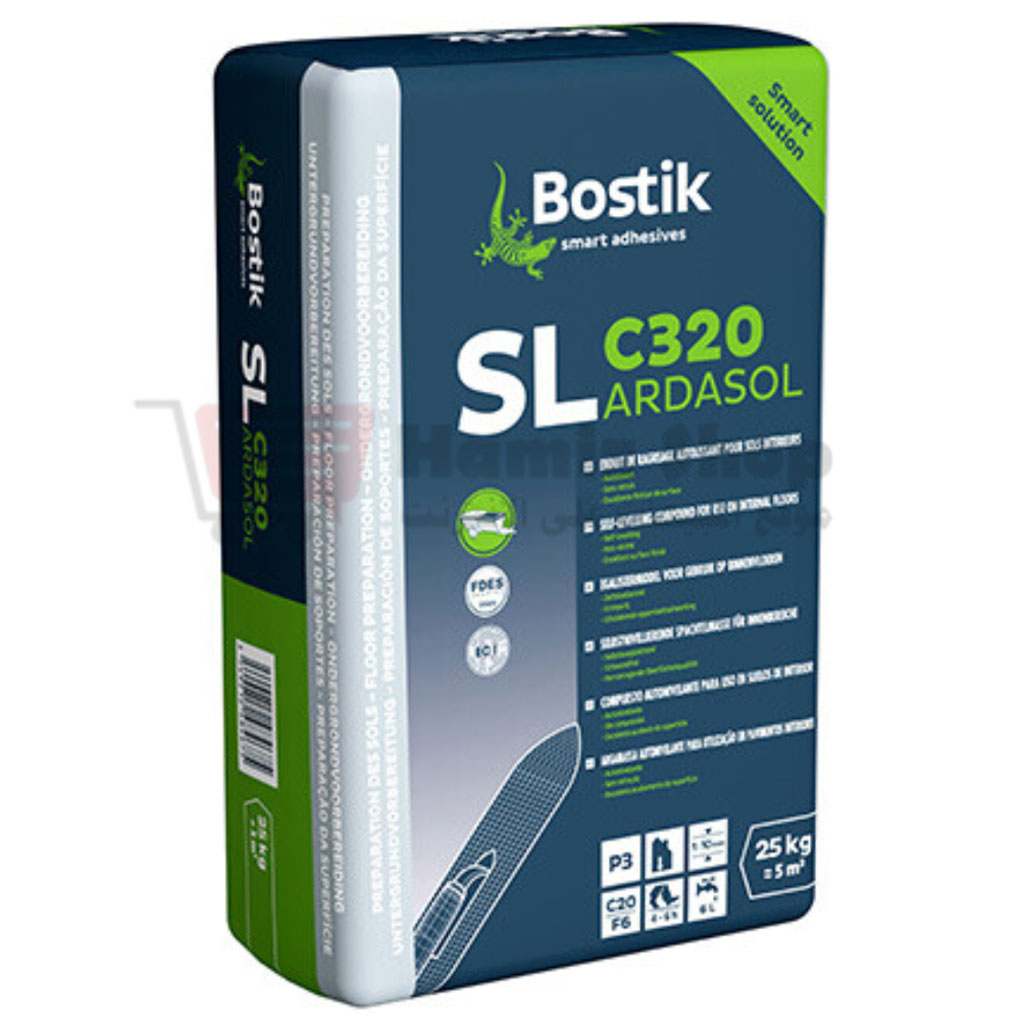 Enduit de sol AUTOLISSANT P3 - BOSTIK ARDASOL 25KG